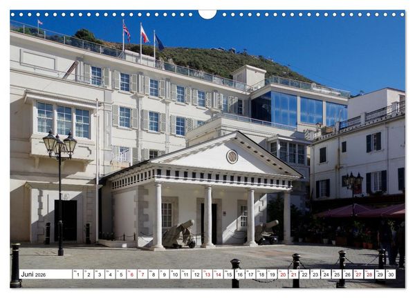 Produktbild: Gibraltar - Gro&szlig;britannien am Mittelmeer (Wandkalender 2026 DIN A3 quer), CALVENDO Monatskalender