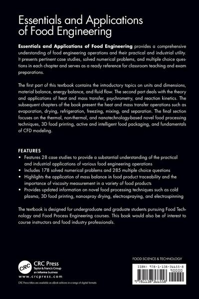Produktbild: Essentials and Applications of Food Engineering