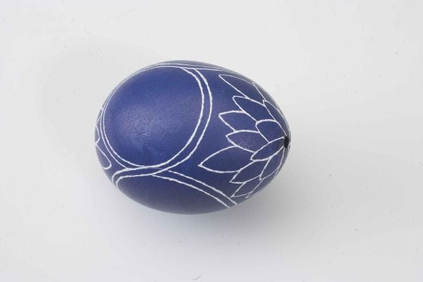 Produktbild: PEBARO 0354 - Eiergravieren, Ostereier-Malset mit Gravierstift und Zubeh&ouml;r, Bastelset