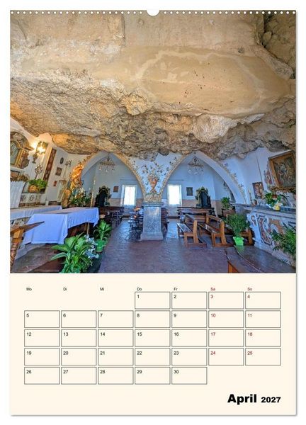 Produktbild: Taormina - &Auml;tna, Meer und antike Steine (Wandkalender 2027 DIN A2 hoch), CALVENDO Monatskalender