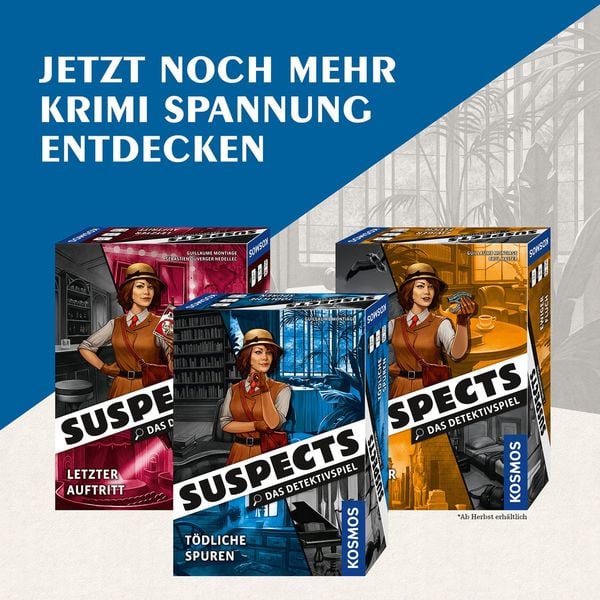 KOSMOS - Suspects - Das Detektivspiel - Tödliche Spuren