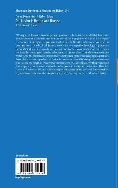 Produktbild: Cell Fusion in Health and Disease