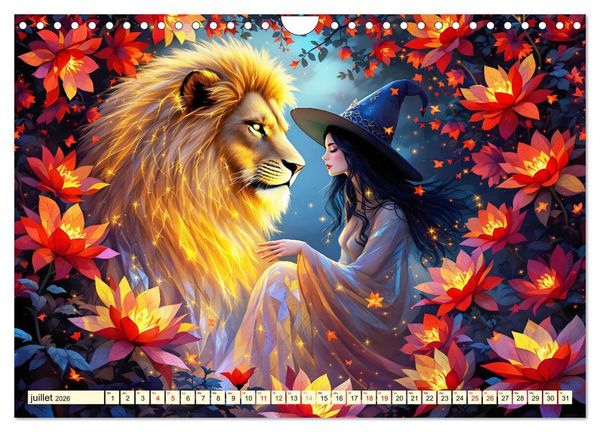 Produktbild: Des amiti&eacute;s touchantes (Calendrier mural 2026 DIN A4 vertical), CALVENDO calendrier mensuel