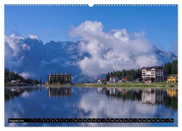 Produktbild: Die Dolomiten - Traumhafte Welt aus Stein (Wandkalender 2026 DIN A2 quer), CALVENDO Monatskalender