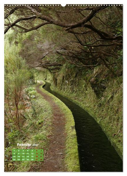 Produktbild: Levadas auf Madeira. Wildromantische Wanderwege (hochwertiger Premium Wandkalender 2027 DIN A2 hoch), Kunstdruck in Hochglanz