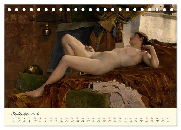 Produktbild: Zeitlose Muse (Tischkalender 2026 DIN A5 quer), CALVENDO Monatskalender