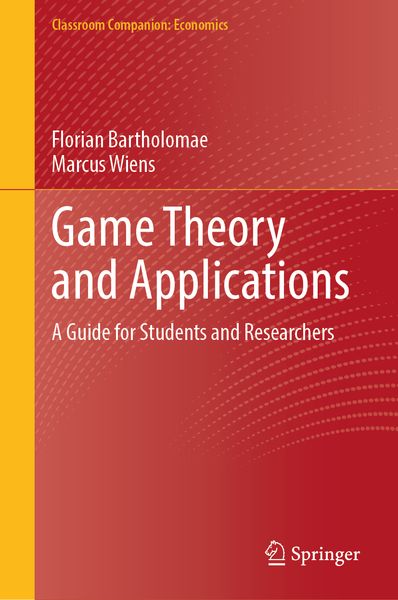 Produktbild: Game Theory and Applications