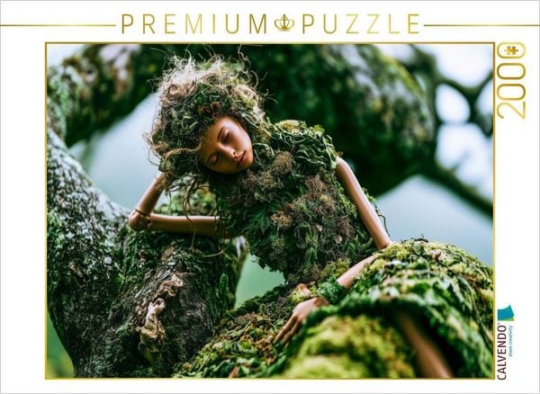 CALVENDO Puzzle Waldnymphe | 2000 Teile Lege-Größe 90x67cm Foto-Puzzle für glückliche Stunden