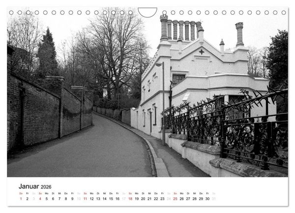 Produktbild: Highgate Cemetery London (Wandkalender 2026 DIN A4 quer), CALVENDO Monatskalender