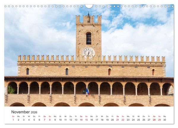 Produktbild: Die Marken - Italien wo es am sch&ouml;nsten ist (Wandkalender 2026 DIN A3 quer), CALVENDO Monatskalender