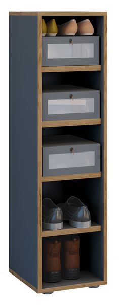 Produktbild: Holz Regal Schuhschrank Schuhregal Salia B30