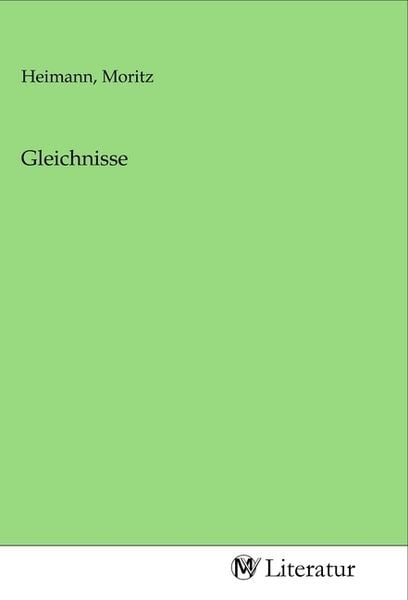 Gleichnisse, Taschenbuch von , MV-Literatur, 9783968747354
