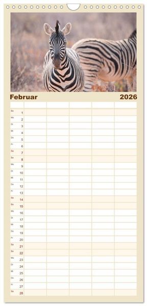 Produktbild: Familienplaner 2026 - Namibia - Sehnsucht der Ferne mit 5 Spalten (Wandkalender, 21 x 45 cm) CALVENDO