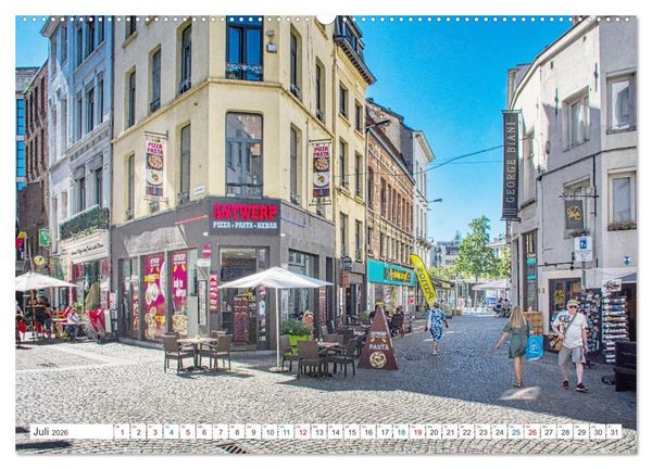 Produktbild: Antwerpen - sehen und erleben (Wandkalender 2026 DIN A2 quer), CALVENDO Monatskalender