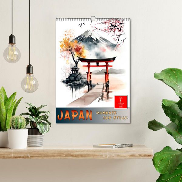 Produktbild: Japan - Momente der Stille (Wandkalender 2026 DIN A3 hoch), CALVENDO Monatskalender
