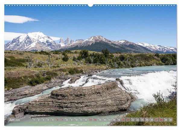 Produktbild: Patagonien - Eine Landschaft der Kontraste (hochwertiger Premium Wandkalender 2026 DIN A2 quer), Kunstdruck in Hochglanz