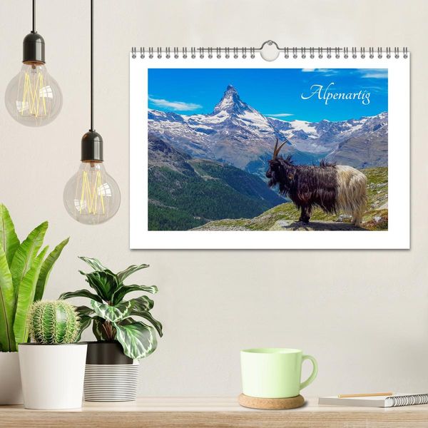 Produktbild: Alpenartig (Wandkalender 2026 DIN A4 quer), CALVENDO Monatskalender