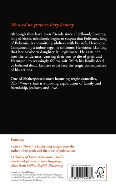 Produktbild: Shakespeare, W: CLASSICS THE WINTER'S TALE