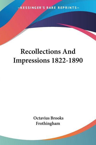 Produktbild: Recollections And Impressions 1822-1890