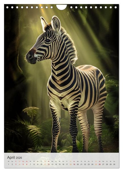 Produktbild: Wilde Tierkinder (Wandkalender 2026 DIN A4 hoch), CALVENDO Monatskalender