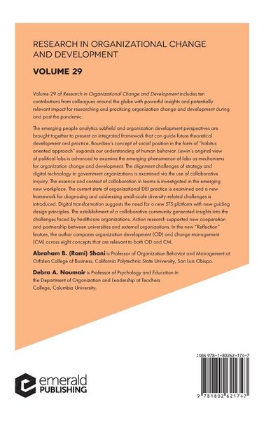 Produktbild: Research in Organizational Change and Development