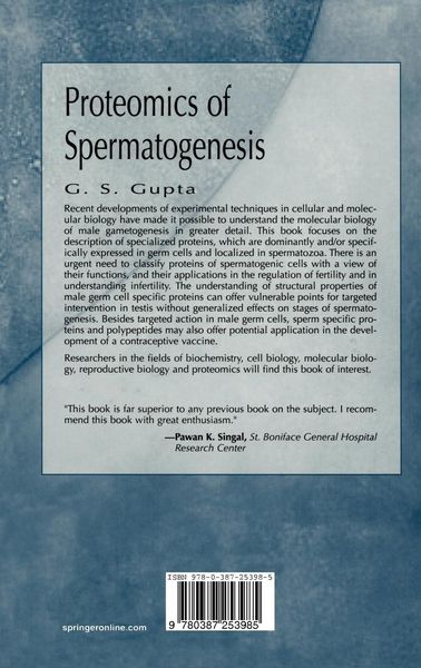 Produktbild: Proteomics of Spermatogenesis