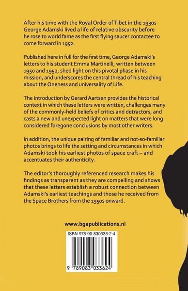 Produktbild: George Adamski - Letters to Emma Martinelli