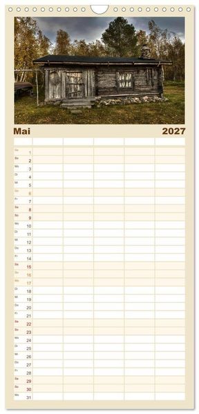 Produktbild: Familienplaner 2027 - Heimat der Samen mit 5 Spalten (Wandkalender, 21 x 45 cm) CALVENDO