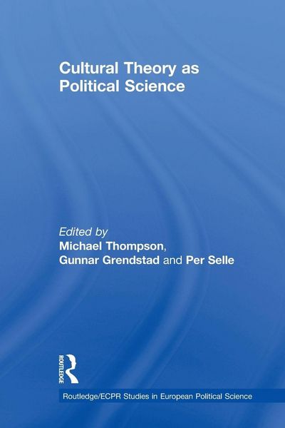 Produktbild: Cultural Theory as Political Science