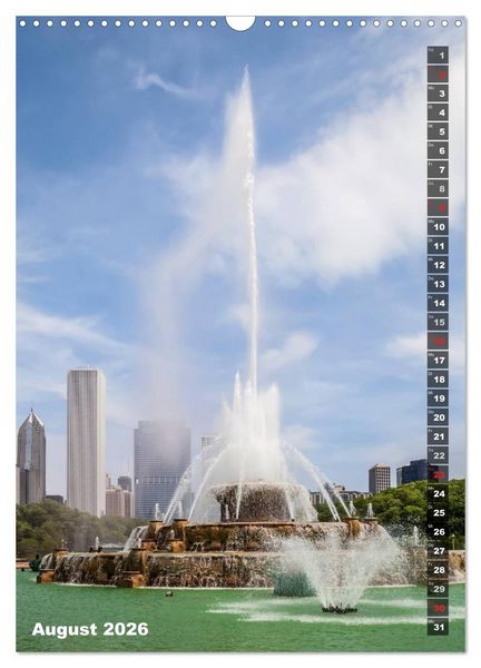Produktbild: CHICAGO Der Stadtkern (Wandkalender 2026 DIN A3 hoch), CALVENDO Monatskalender