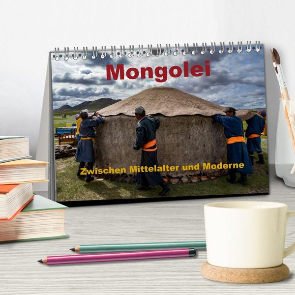 Produktbild: Mongolei - Zwischen Mittelalter und Moderne (Tischkalender 2026 DIN A5 quer), CALVENDO Monatskalender
