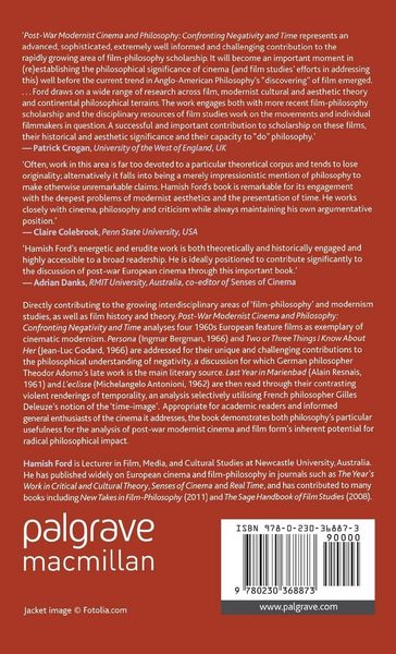 Produktbild: Post-War Modernist Cinema and Philosophy