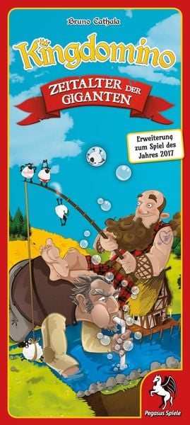 Produktbild: Pegasus 57105G - Kingdomino, Zeitalter der Giganten, Erweiterung, Brettspiel, Familienspiel