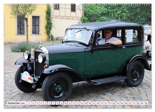 Produktbild: Ohre Classics - Oldtimer auf der Schlossdom&auml;ne in Wolmirstedt (hochwertiger Premium Wandkalender 2026 DIN A2 quer), Kunstdruck in Hochglanz
