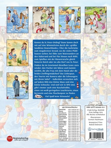 Produktbild: Das gro&szlig;e ST. PETER-ORDING-Wimmelbuch