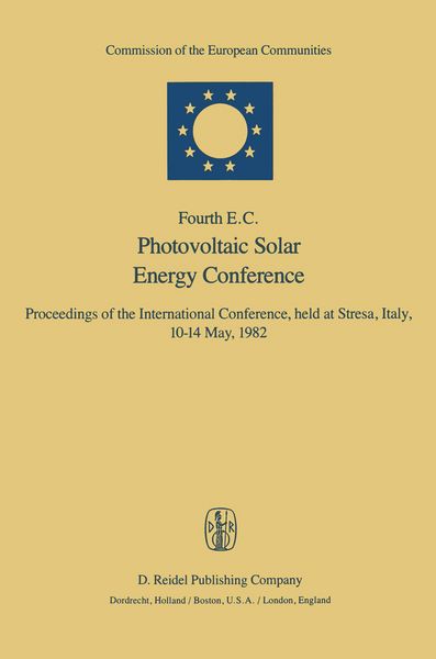 Produktbild: Fourth E.C. Photovoltaic Solar Energy Conference