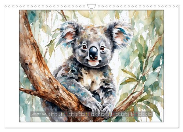 Produktbild: Liebenswerte Beuteltiere (Wandkalender 2026 DIN A3 quer), CALVENDO Monatskalender