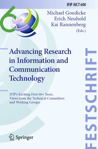 Produktbild: Advancing Research in Information and Communication Technology