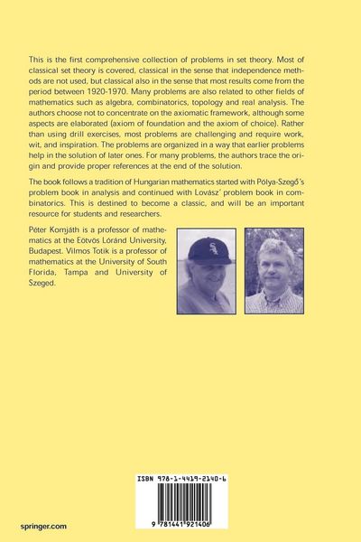 Produktbild: Problems and Theorems in Classical Set Theory