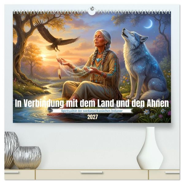 Produktbild: In Verbindung mit dem Land und den Ahnen (hochwertiger Premium Wandkalender 2027 DIN A2 quer), Kunstdruck in Hochglanz