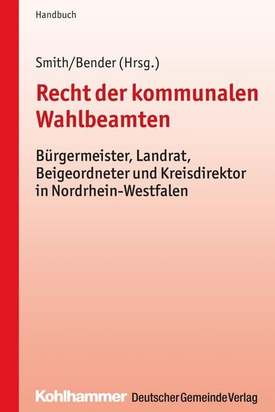 Produktbild: Recht der kommunalen Wahlbeamten