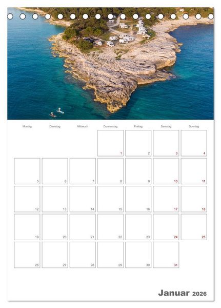 Produktbild: Wohnmobil Jahresplaner (Tischkalender 2026 DIN A5 hoch), CALVENDO Monatskalender