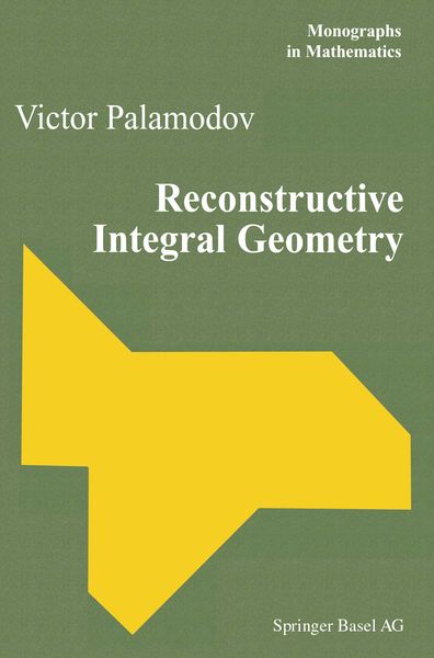 Produktbild: Reconstructive Integral Geometry