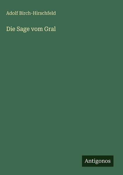 Produktbild: Die Sage vom Gral