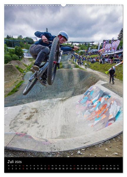Produktbild: Slopestyle Extrembiking (hochwertiger Premium Wandkalender 2026 DIN A2 hoch), Kunstdruck in Hochglanz