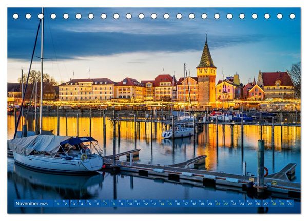 Produktbild: Lindau - Juwel am Bodensee (Tischkalender 2026 DIN A5 quer), CALVENDO Monatskalender