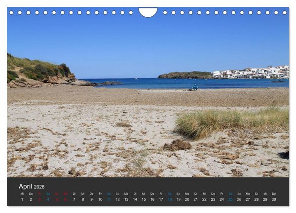 Produktbild: Menorcas unber&uuml;hrte Natur (Wandkalender 2026 DIN A4 quer), CALVENDO Monatskalender