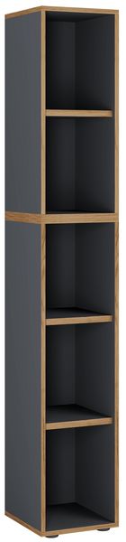 Produktbild: Holz B&uuml;ro Regal B&uuml;cher Ordner Salia 5fach B. 30 cm