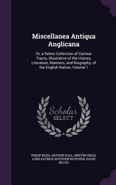 Produktbild: Miscellanea Antiqua Anglicana