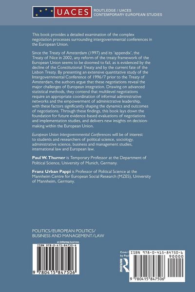 Produktbild: European Union Intergovernmental Conferences